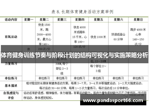 体育健身训练节奏与阶段计划的结构可视化与实施策略分析