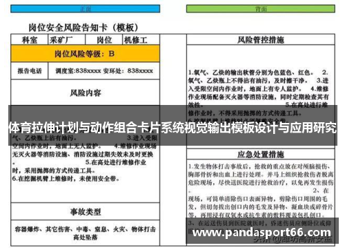 体育拉伸计划与动作组合卡片系统视觉输出模板设计与应用研究